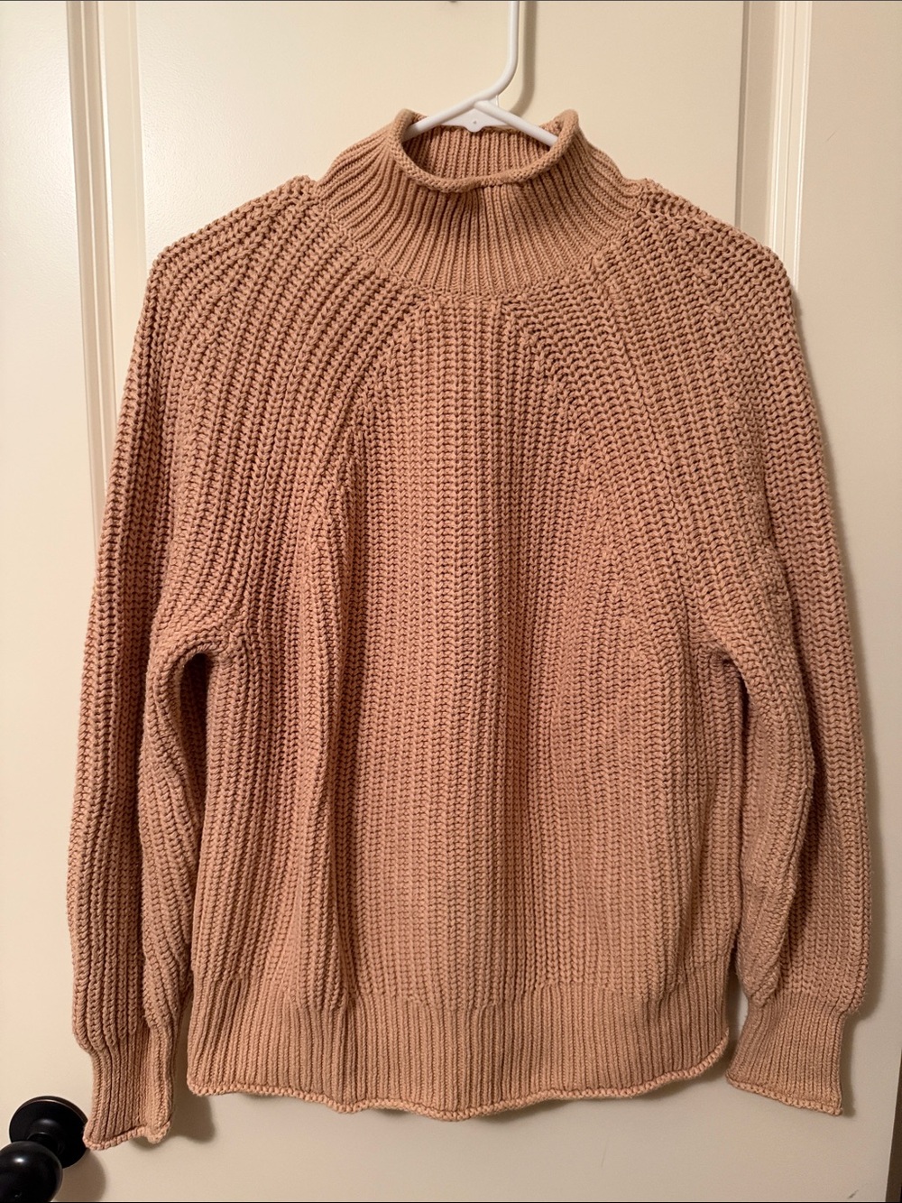J Crew Women's Chunky Turtleneck Sweater in Carmel